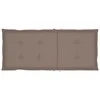 Sodo kėdės pagalvėlės, 6vnt., taupe, 120x50x3cm, audinys