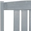 Sodo kėdės su pagalvėlėmis, 4vnt., pilkos, akacijos masyvas