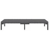 Lauko baldų komplektas Sodo komplektas su pagalvėlėmis, 7 dalių, pilkas, poliratanas
