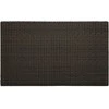 Lauko baldų komplektas Sodo komplektas su pagalvėlėmis, 7 dalių, rudas, poliratanas