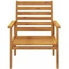 Lauko baldų komplektas Sodo krėslai, 2vnt., 66,5x65x81cm, akacijos medienos masyvas