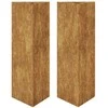 Sodo loveliai 2vnt. 30x26x75cm oro sąlygoms atsparus trikampiai