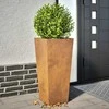 sodo vazonai 2 vnt 35x35x75 cm oro sąlygoms atsparus plienas