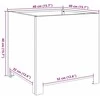 Sodo loveliai, 2vnt., 40x40x40cm, galvanizuotas plienas