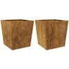 sodo vazonai 2 vnt 50x50x50 cm oro sąlygoms atsparus plienas