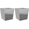 Sodo loveliai, 2vnt., 50x50x50cm, galvanizuotas plienas