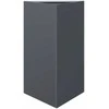 Sodo loveliai, 2vnt., antracito, 50x43x75cm, plienas