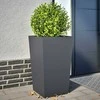Sodo loveliai, 2vnt., antracito spalvos, 45x45x75cm, plienas