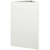 Sodo loveliai, 2vnt., balti, 50x43x75cm, plienas, trikampiai