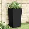 Sodo loveliai, 2vnt., juodos spalvos, 32,5x32,5x57cm, PP