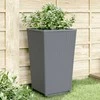 Sodo loveliai, 2vnt., pilkos spalvos, 32,5x32,5x57cm, PP