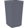 Sodo loveliai, 2vnt., pilkos spalvos, 32,5x32,5x57cm, PP