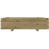 Sodo lovelis, 100x100x26,5cm, impregnuota pušies mediena