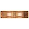 Sodo lovelis, 110x30x27,5cm, akacijos medienos masyvas/plienas