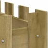 Sodo lovelis, 150x30x30cm, impregnuota pušis, tvorelės dizaino