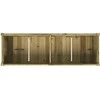 Sodo lovelis, 150x50x70cm, impregnuota pušies mediena