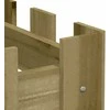 Sodo lovelis, 200x30x30cm, impregnuota pušis, tvorelės dizaino