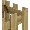 Sodo lovelis, 30x30x30cm, impregnuota pušis, tvorelės dizaino