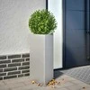 Sodo lovelis, 40x34,5x75cm, galvanizuotas plienas, trikampis
