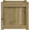 Sodo lovelis, 40x40x40 cm, impregnuota pušies mediena