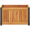 Sodo lovelis, 45x30x27,5cm, akacijos medienos masyvas/plienas