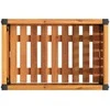 Sodo lovelis, 45x30x27,5cm, akacijos medienos masyvas/plienas