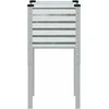 Sodo lovelis, 45x45x88cm, galvanizuotas plienas