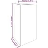 Sodo lovelis, 50x43x75cm, Corten plienas