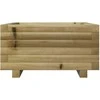 Sodo lovelis, 50x50x26,5cm, impregnuota pušies mediena