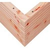 Sodo lovelis, 50x50x45,5cm, douglas eglės medienos masyvas