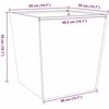 Sodo lovelis, 50x50x50cm, galvanizuotas plienas