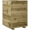 Sodo lovelis, 50x50x72cm, impregnuota pušies mediena