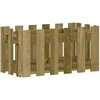 Sodo lovelis, 60x30x30cm, impregnuota pušis, tvorelės dizaino