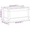 Sodo lovelis, 60x31x31cm, impregnuota pušies mediena
