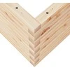 Sodo lovelis, 70x70x45,5cm, pušies medienos masyvas