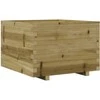 Sodo lovelis, 70x70x49,5cm, impregnuota pušies mediena