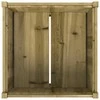 Sodo lovelis, 70x70x70cm, impregnuota pušies mediena