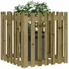 Sodo lovelis, 70x70x70cm, impregnuota pušis, tvorelės dizaino
