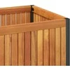 Sodo lovelis, 80x30x27,5cm, akacijos medienos masyvas/plienas
