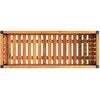 Sodo lovelis, 80x30x27,5cm, akacijos medienos masyvas/plienas