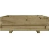 Sodo lovelis, 80x80x26,5cm, impregnuota pušies mediena