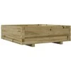Sodo lovelis, 80x80x26,5cm, impregnuota pušies mediena