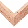Sodo lovelis, 80x80x45,5cm, douglas eglės medienos masyvas