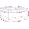 Sodo lovelis, 82,5x82,5x39cm, douglas eglės medienos masyvas