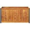 Sodo lovelis, 85x45x44cm, akacijos medienos masyvas ir plienas