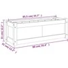 Sodo lovelis, 90x31x31cm, douglas eglės medienos masyvas