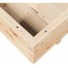 Sodo lovelis, 90x60x26,5cm, pušies medienos masyvas
