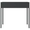 Sodo lovelis, antracito, 100,5x40,5x90cm, galvanizuotas plienas
