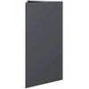 Sodo lovelis, antracito, 40x34,5x75cm, plienas, trikampis