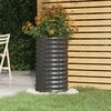 Sodo lovelis, antracito, 40x40x68cm, plienas